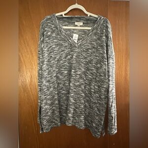 LOFT Black and White Knit Sweater - brand new